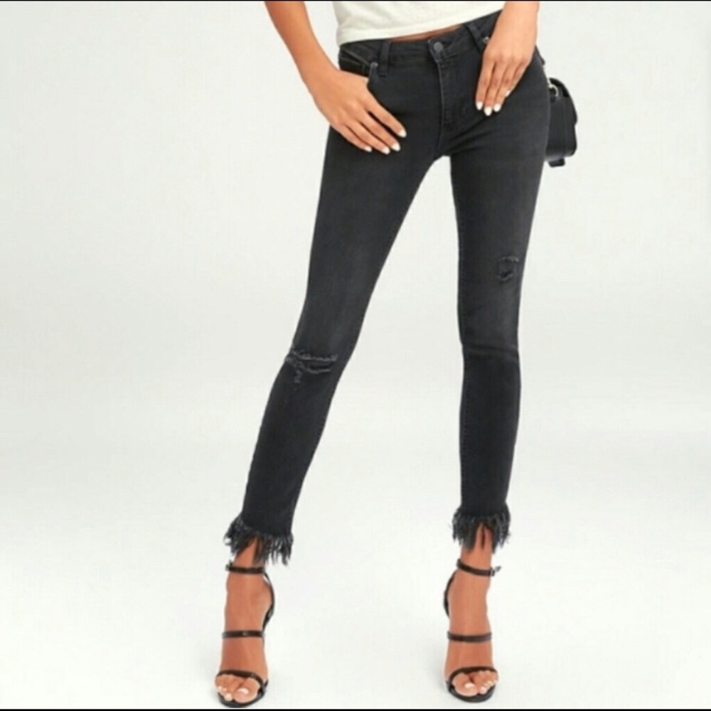 Free People great heights black jeans